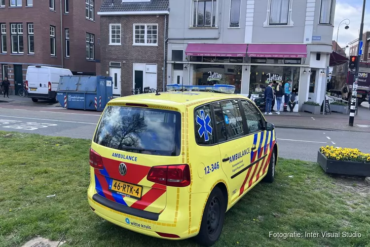 Fietser loopt hoofdwond op bij ongeval Parklaan Haarlem