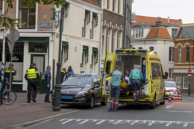 Man gewond en aangehouden na ongeval Gedempte Oude Gracht