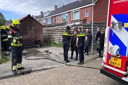 Korte brand in steeg te Heemskerk