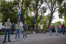 Dodenherdenking 4 mei 2022 op de Jan Gijzenbrug in Haarlem