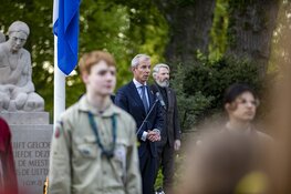 Dodenherdenking 4 mei 2022 op de Jan Gijzenbrug in Haarlem
