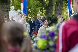 Dodenherdenking 4 mei 2022 op de Jan Gijzenbrug in Haarlem