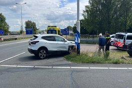 Veel schade bij ongeval op N202