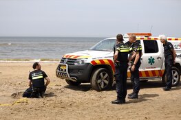 Vrouw wordt aangereden op het strand door de Dierenambulance