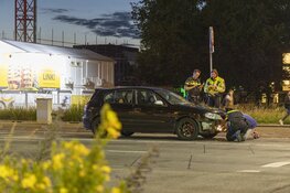 Kop-staartbotsing op Schipholweg in Haarlem