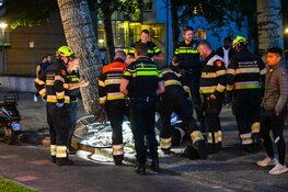 Brandweer bevrijdt bekneld geraakte fietser uit benarde positie