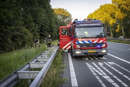 Bermbrandje langs de N205 bij Haarlem
