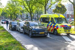 Plesmanweg lange tijd dicht door aanrijding met drie auto’s