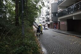 Korte brand in flatwoning in Haarlem