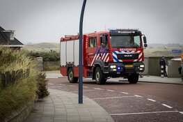 Brandweer uitgerukt na melding van brandende strandtent