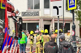Brand bij cafetaria Emin Oglu in Haarlem