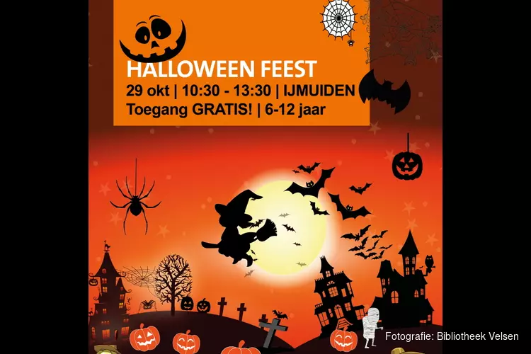 Griezelen in de Bibliotheek bij het Halloweenfeest