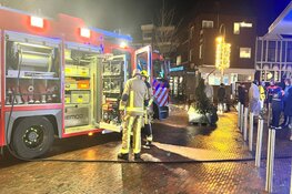 Brand bij supermarkt in Zandvoort
