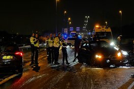 Meerdere auto&#39;s betrokken bij kettingbotsing op spekgladde A9