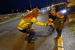 Ongeval met met veel schade op de N203 bij Uitgeest