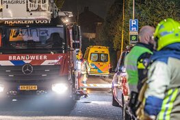 Brand in villa met rieten kap te Aerdenhout