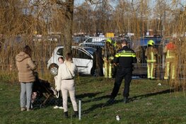 Auto bijna in brand bij Beverwijkse Bazaar