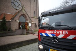 Korte brand in Albertuskerk in Haarlem