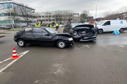 Botsing op de Amerikaweg in Haarlem