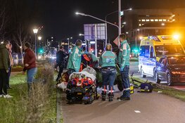 Twee gewonden bij ongeluk op fietspad in Haarlem