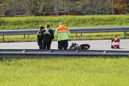 Motorrijder gewond na ongeluk op A9 bij Wijkertunnel
