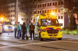 Auto op z`n kant bij ongeluk in Haarlem