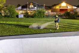 Brandje bij Honk- en Softbalclub in Heemstede