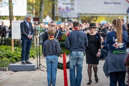 Dodenherdenking 4 mei 2023 op de Jan Gijzenbrug in Haarlem