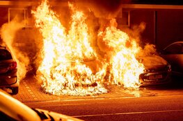 Auto`s door brand verwoest aan Bertha von Suttnerstraat in Haarlem