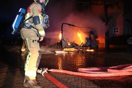 Camper door brand verwoest in Haarlem