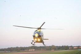Motorrijder vliegt uit bocht in Vogelenzang