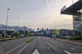 Brand op bouwterrein Velsen-Noord