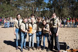 Elswoutgroep uit Bloemendaal naar Landelijke Scouting Wedstrijden in Baarn