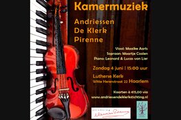 Kamermuziekconcert met Nederlandse muziek