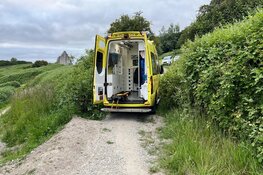 Mountainbiker gewond na val in Velsen-Zuid