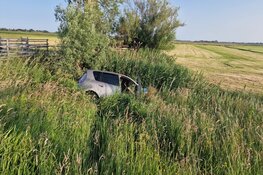 Auto te water in Uitgeest