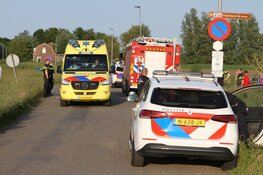 Auto te water in Uitgeest