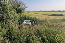Auto te water in Uitgeest