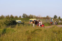 Auto te water in Beverwijk