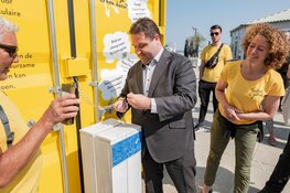 Juttersgeluk opent Jut & Recycle unit op strand Zandvoort