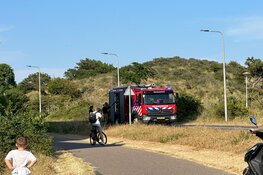 Bermbrand in IJmuiden snel onder controle