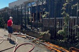 Brand bij wegbranden van onkruid in Bennebroek