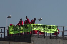 Honderden actievoerders op terrein Tata Steel