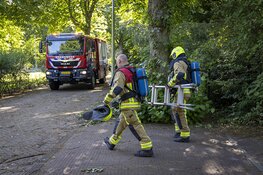 Ventilator in de brand in badkamer Bellamylaan Aerdenhout