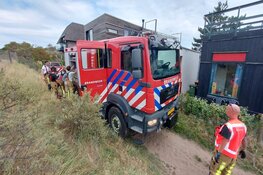 Beginnende duinbrand ontdekt in Wijk aan Zee