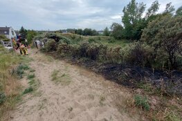 Beginnende duinbrand ontdekt in Wijk aan Zee