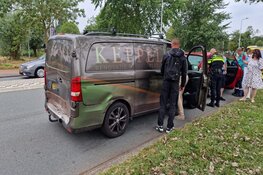 Kopstaartbotsing met drie voertuigen in Heemskerk