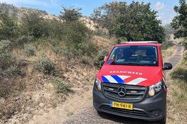 Brandweer met man en macht paraat bij flinke natuurbrand in Heemskerk