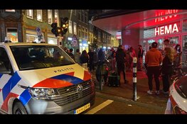 Brandweer aangekomen in binnenstad Haarlem