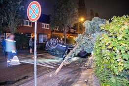 Ravage na eenzijdig ongeval Bennebroek: bestuurder aangehouden